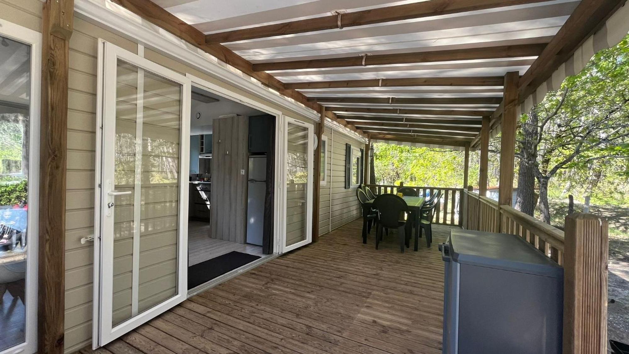 Sbvacances Mobil Home 3Ch 2Sdb Sur Magnifique Emplacement Avec Vue Sur La Foret Des Landes Saint-Julien-en-Born Esterno foto
