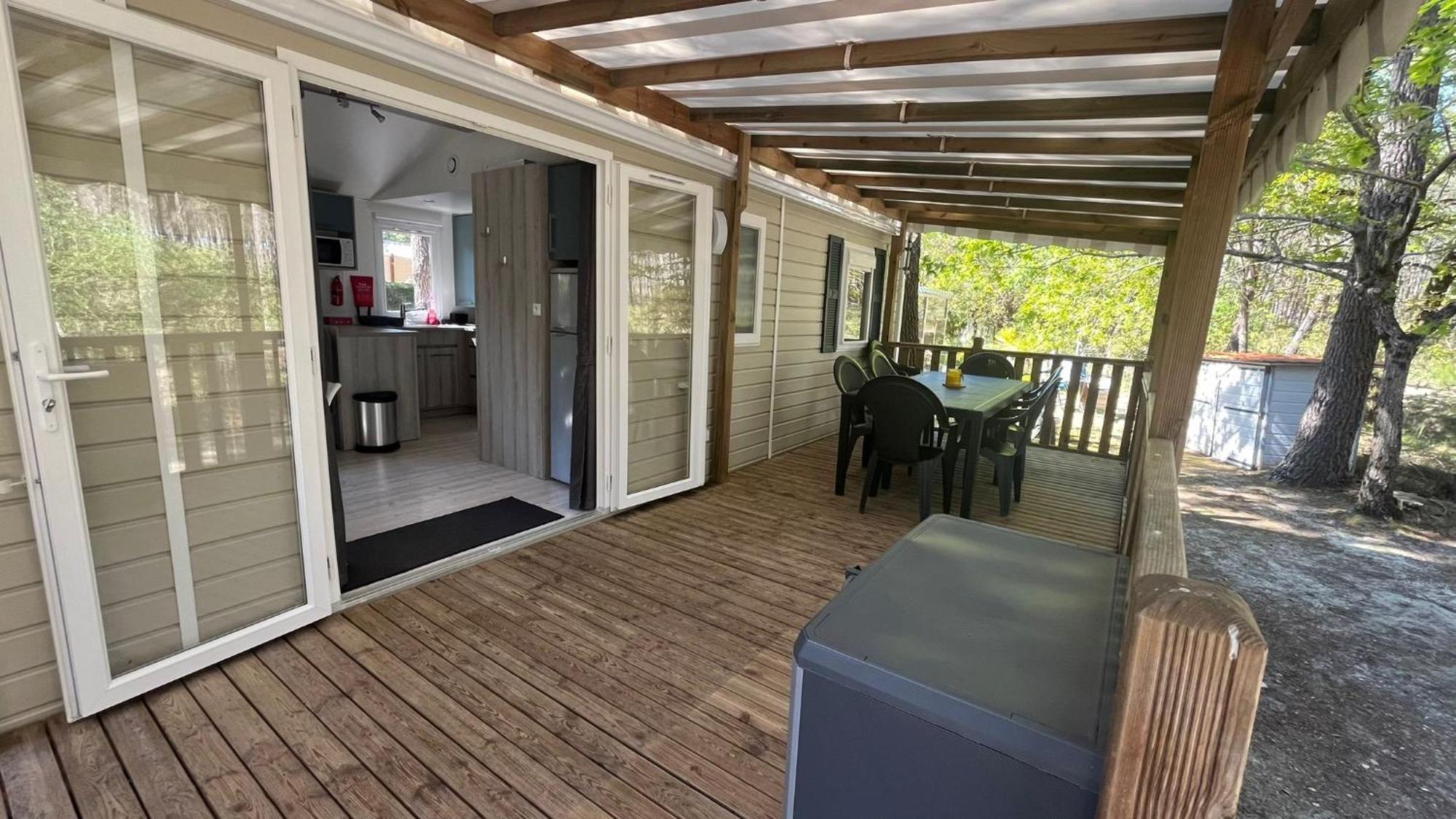 Sbvacances Mobil Home 3Ch 2Sdb Sur Magnifique Emplacement Avec Vue Sur La Foret Des Landes Saint-Julien-en-Born Esterno foto