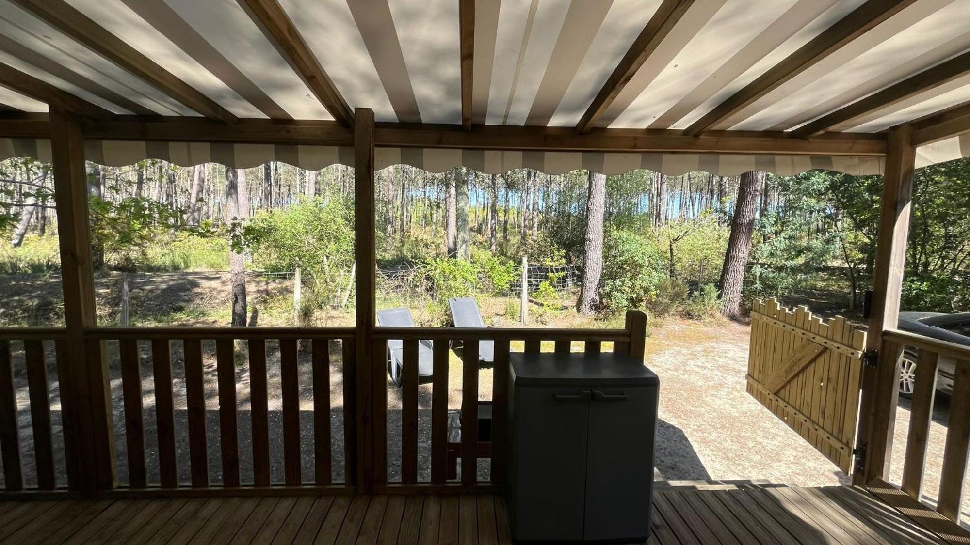 Sbvacances Mobil Home 3Ch 2Sdb Sur Magnifique Emplacement Avec Vue Sur La Foret Des Landes Saint-Julien-en-Born Esterno foto