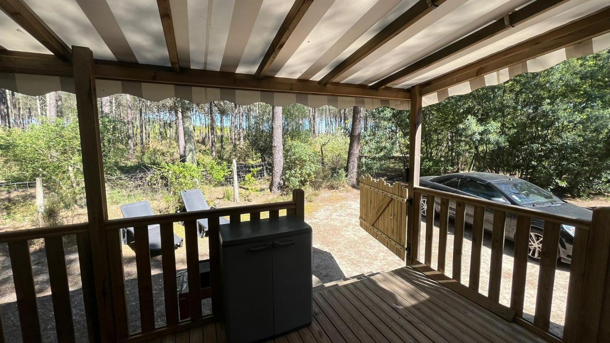 Sbvacances Mobil Home 3Ch 2Sdb Sur Magnifique Emplacement Avec Vue Sur La Foret Des Landes Saint-Julien-en-Born Esterno foto